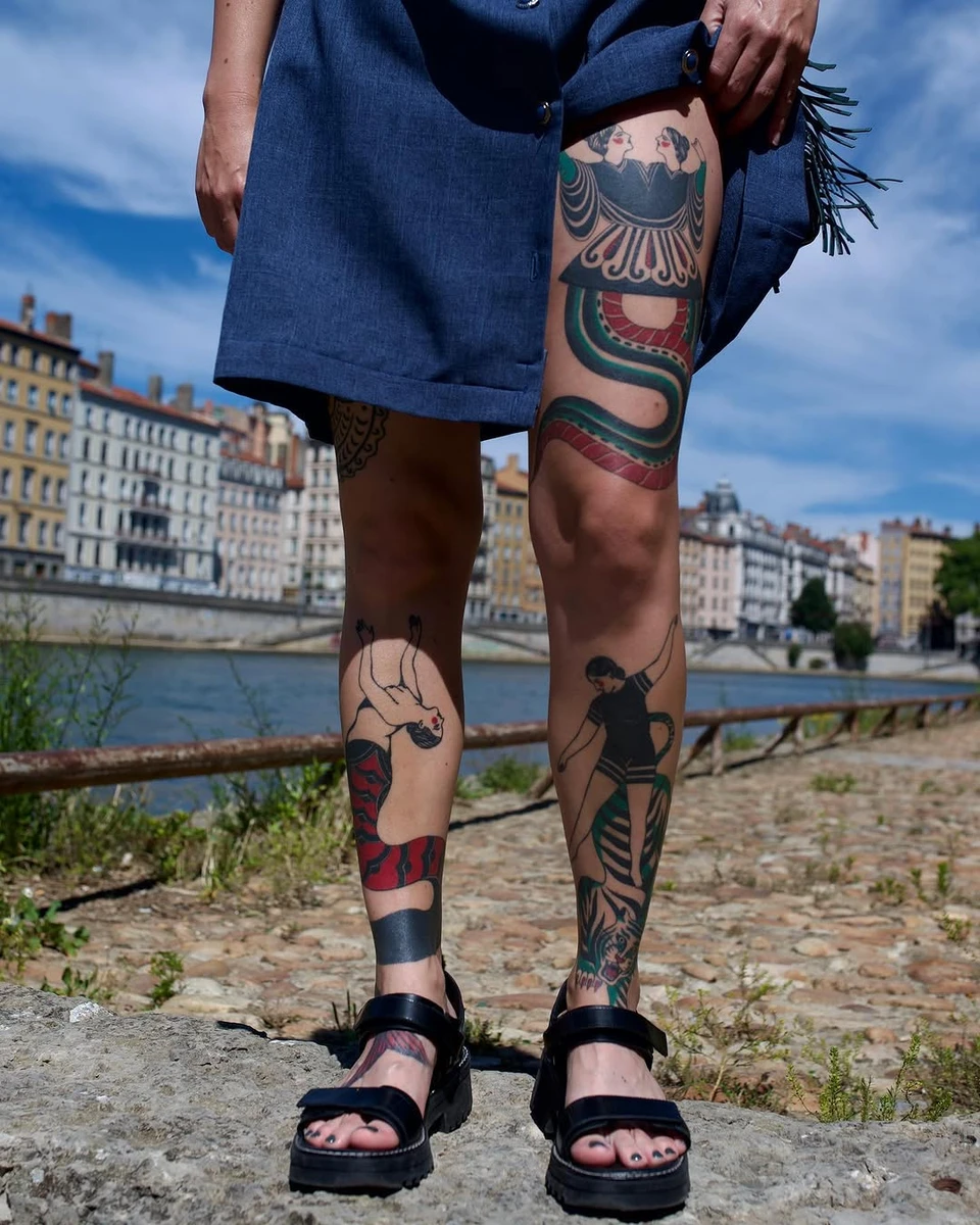 Healed ones on Charlotte. Merci pour la photo! 🌞 If you have nice healed pictures of your tattoos please send them through email, I would be super happy. 🧚‍♂️
