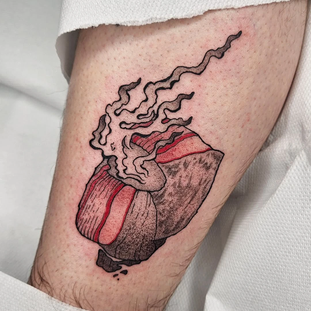 Je peux pleurer pour ce tattoo, je suis tellement heureuse d'avoir pu tatouer ce flash (retravaillé).