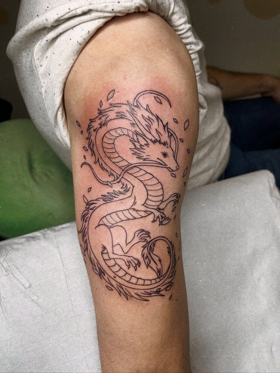 Travail de Dame Eboshi Chloe Tatouage Nantes