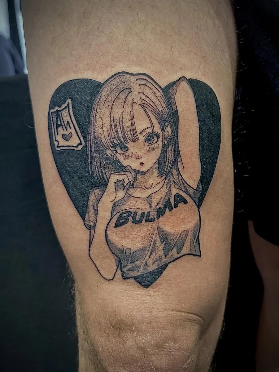 Bulma adoptée au @salon_du_tatouage_marseille — merci @gass_gasss.