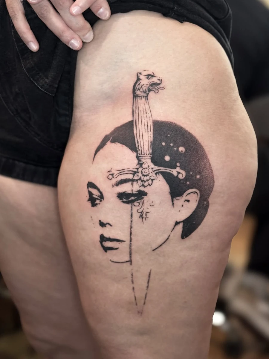Pour Marie — cover lors de la @alps_tattoo_show.