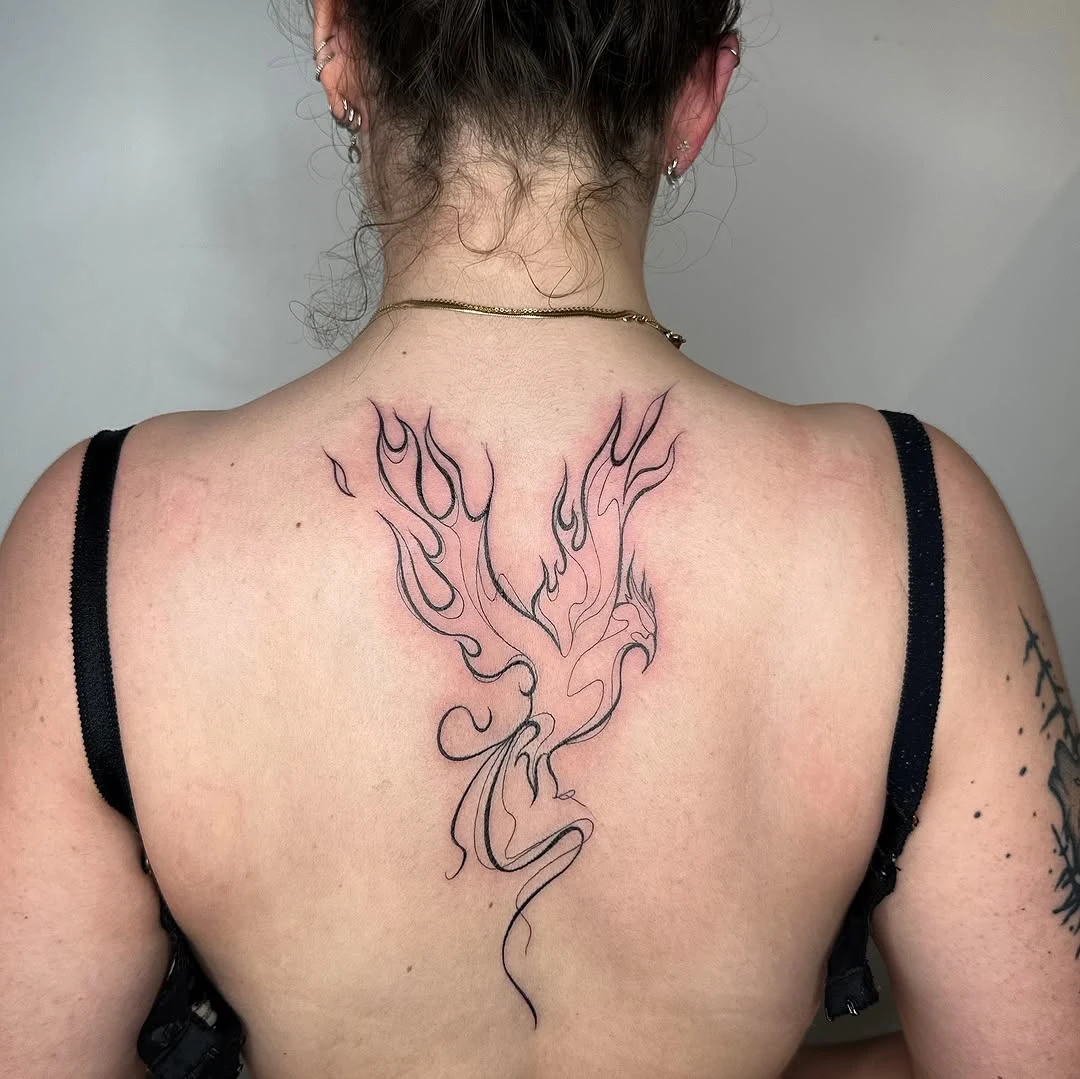 🐦‍🔥😍 Merci Chloé #phoenixtattoo #tattooparis