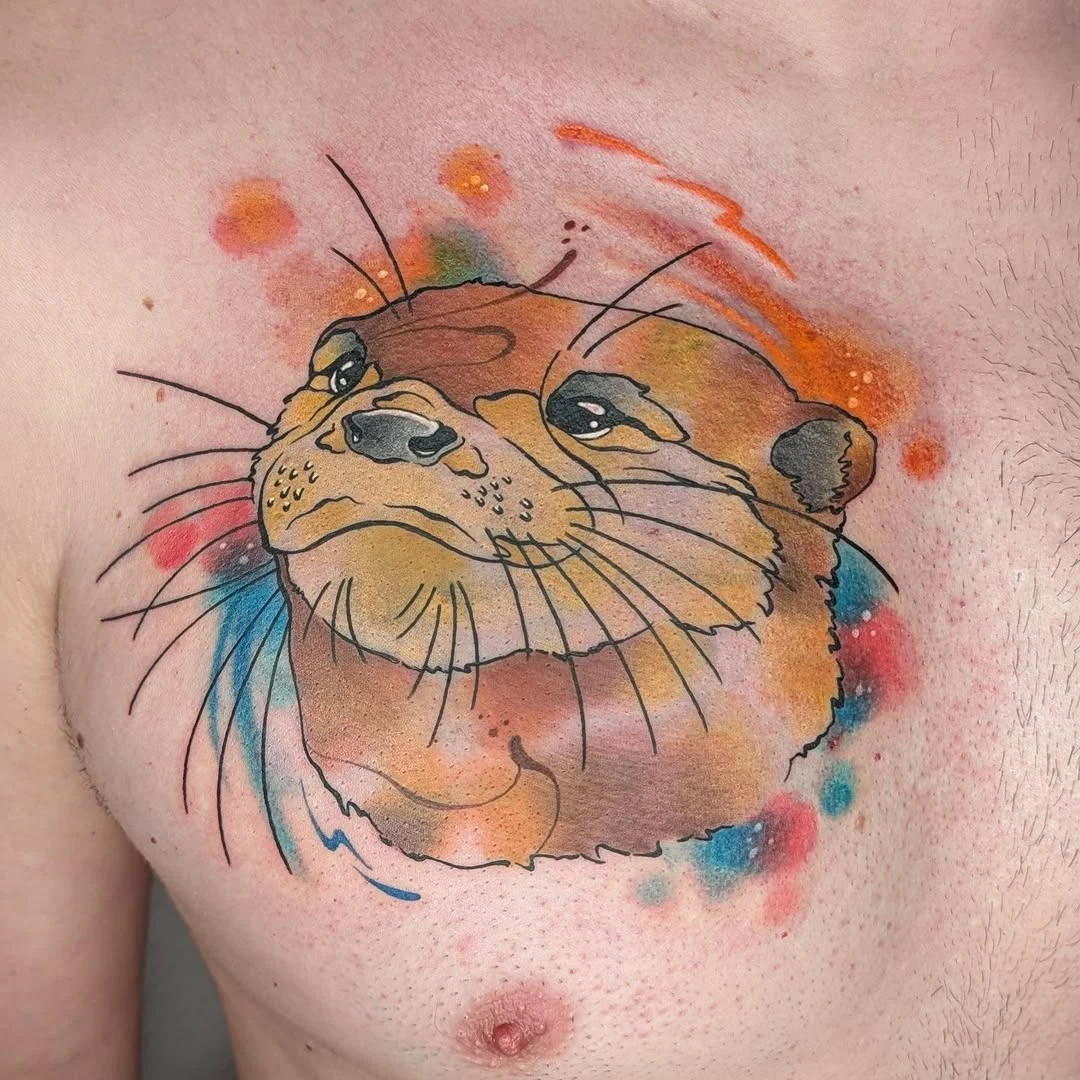 Covering de Loutre pour Franck. Ça faisait longtemps qu'on ne m'avait pas commandé de l'aquarelle. Ça fait plaisir 🦦