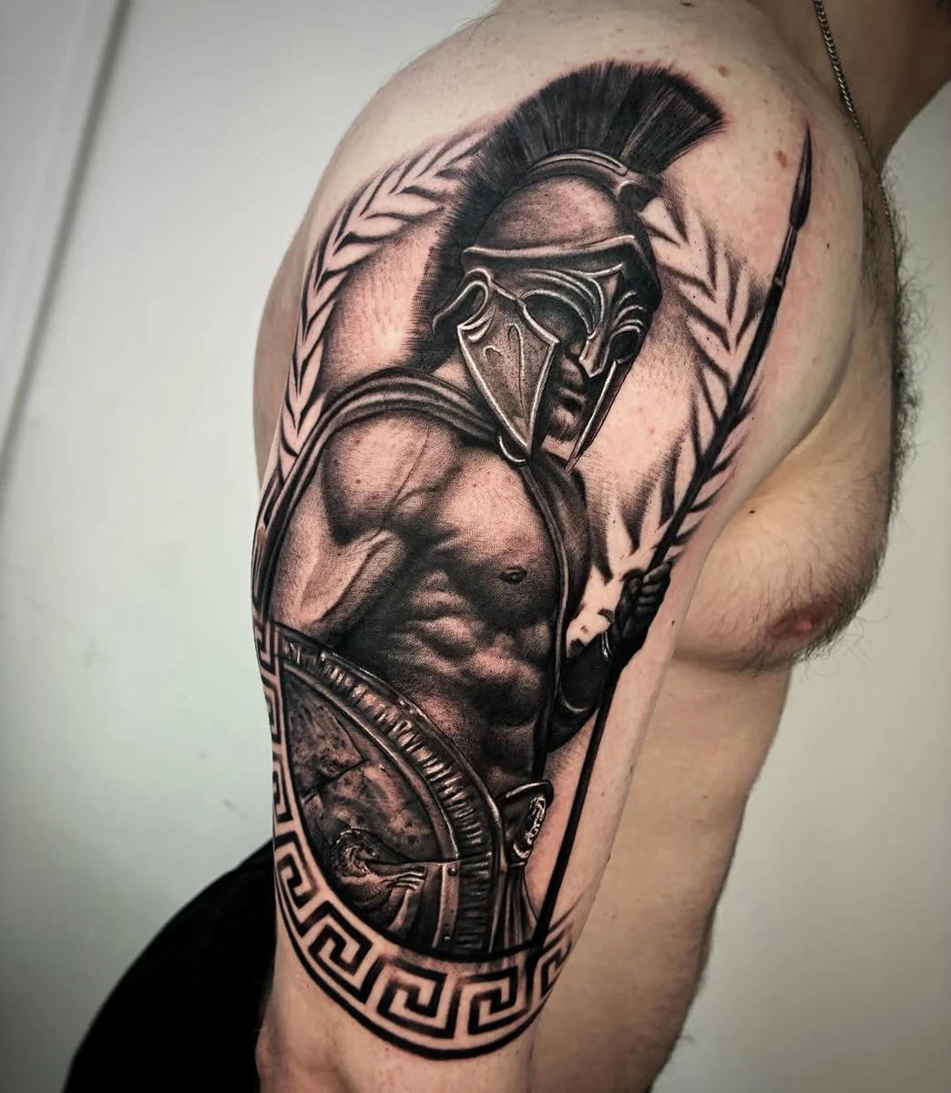 Le troisième projet avec Florian 🙌🏻 Merci de ta confiance et ta fidélité ! Bientôt la suite 😏#tattoo #warriortattoo #spartantattoo #lilletattoo #lillemaville