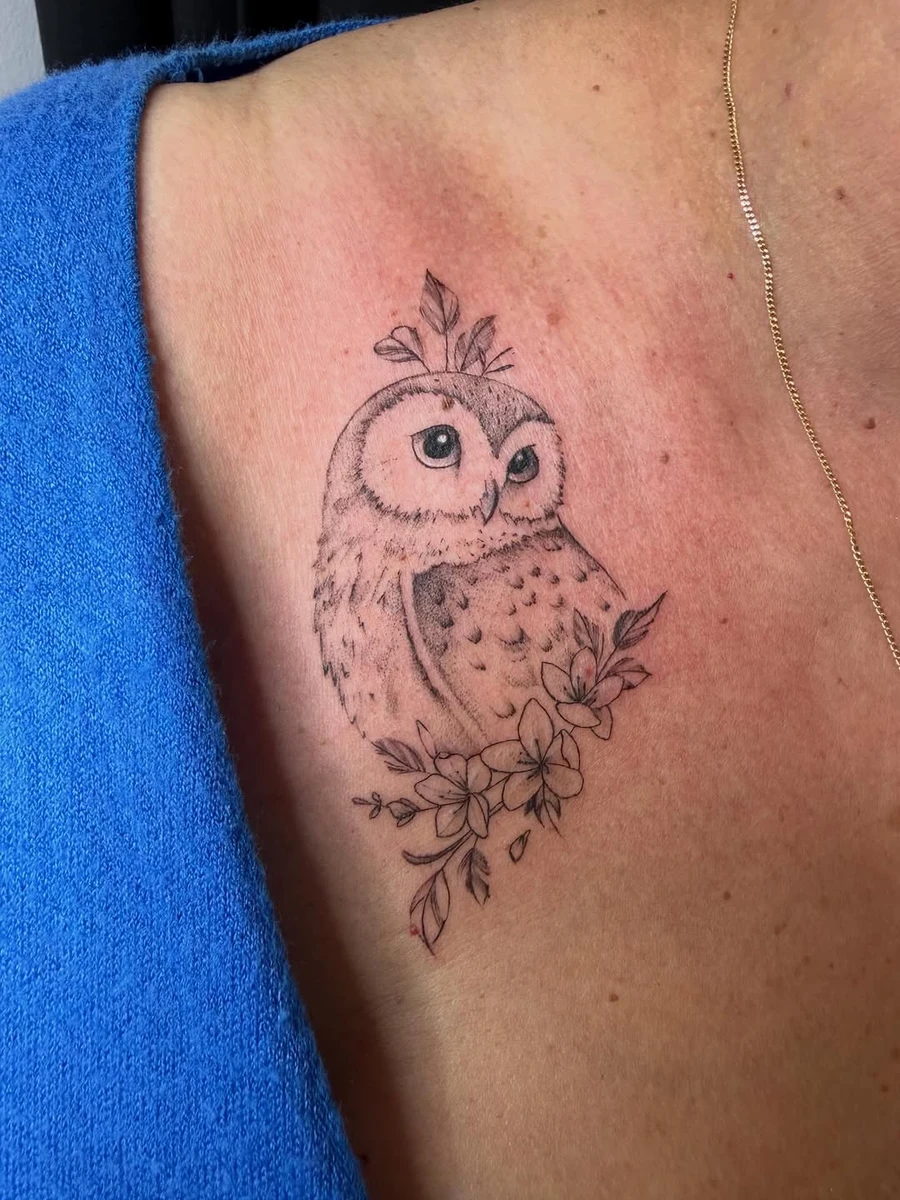 Une belle chouette 🦉 tout en finesse pour ma super cliente ! Merci ma Nadège.