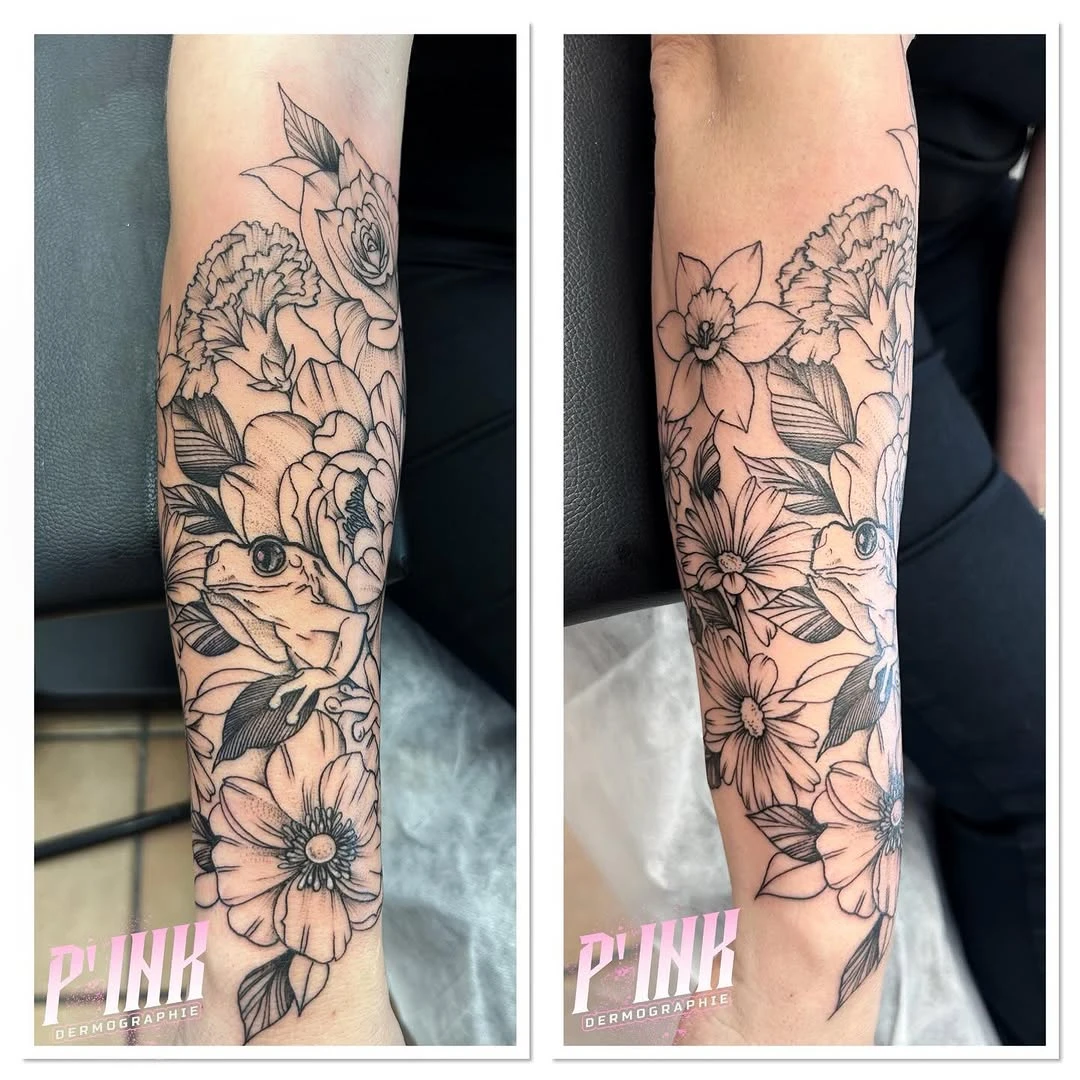 Travail de Pink Dermographie