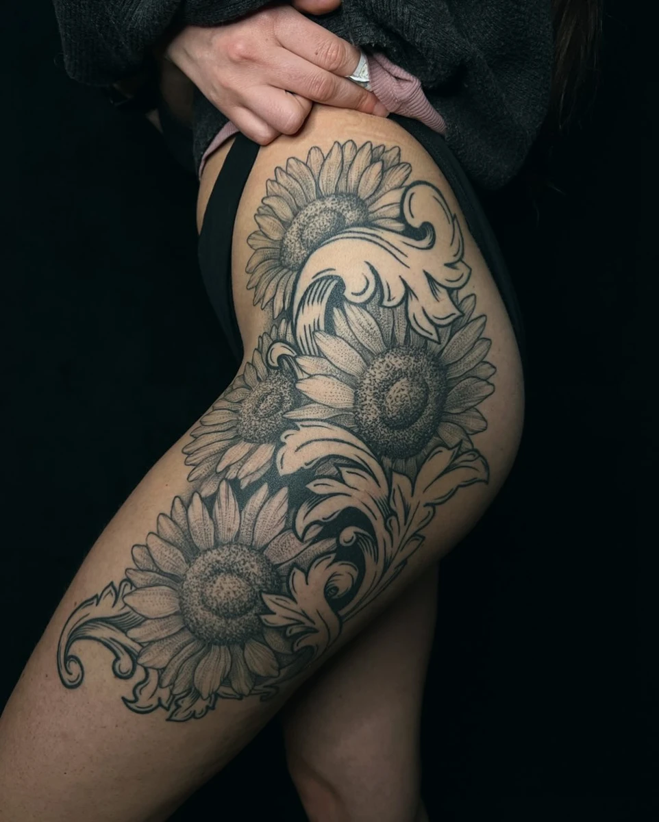 Travail de Félix Dodin - Tattoo - Île d'Oléron En Charente-Maritime