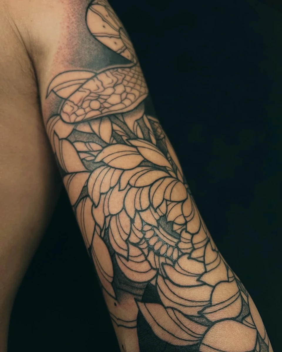 Travail de Félix Dodin - Tattoo - Île d'Oléron En Charente-Maritime