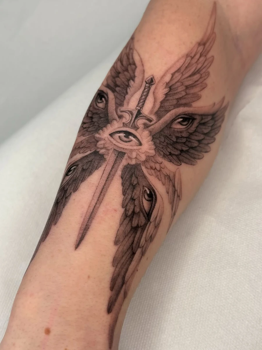 Séraphin pour Alexandre 👼 merci!!! 🫶🏻 Vous pouvez m'écrire pour vos projets février / mars sur encre me (lien en bio) 💌