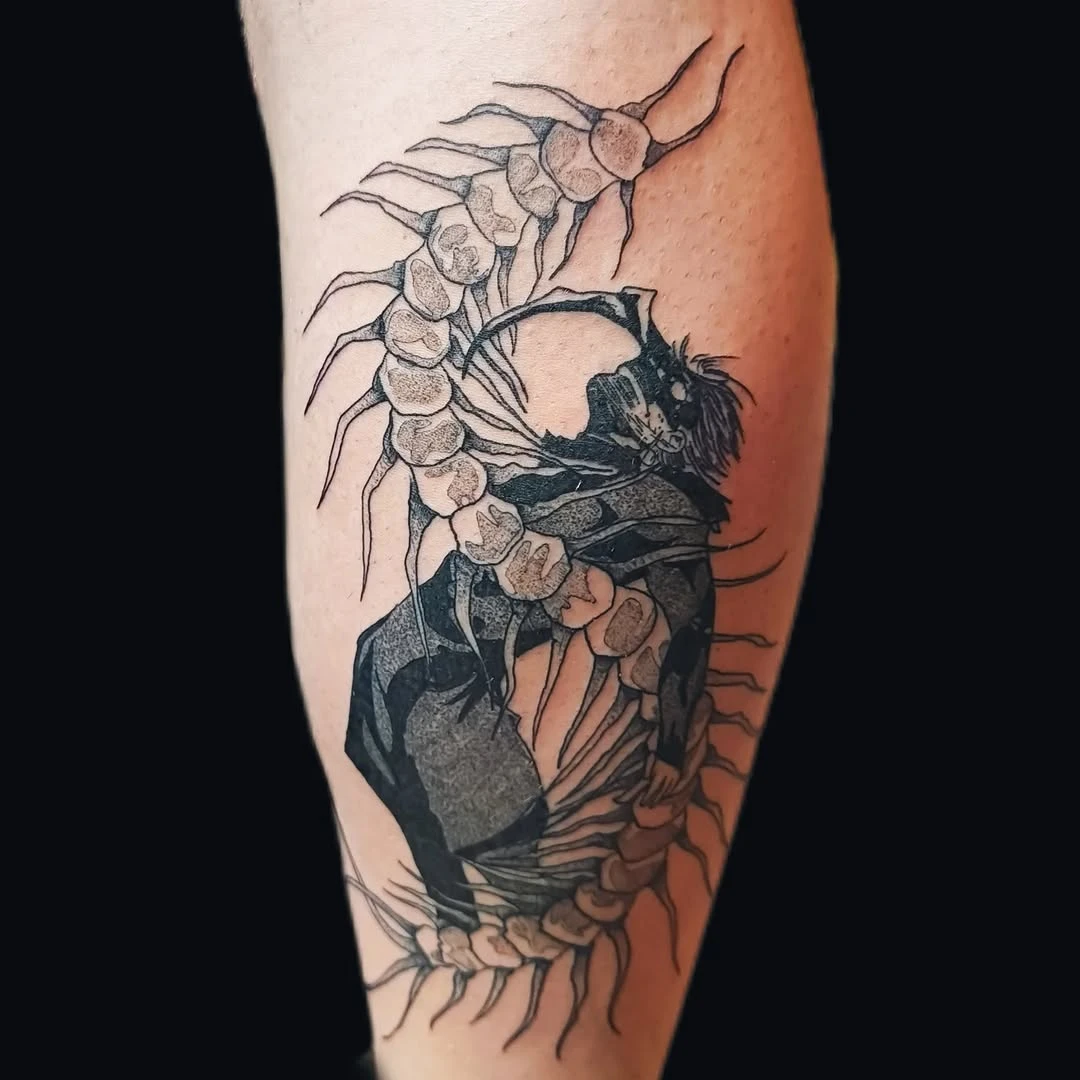 Travail de Vini The Kid Tatoueur