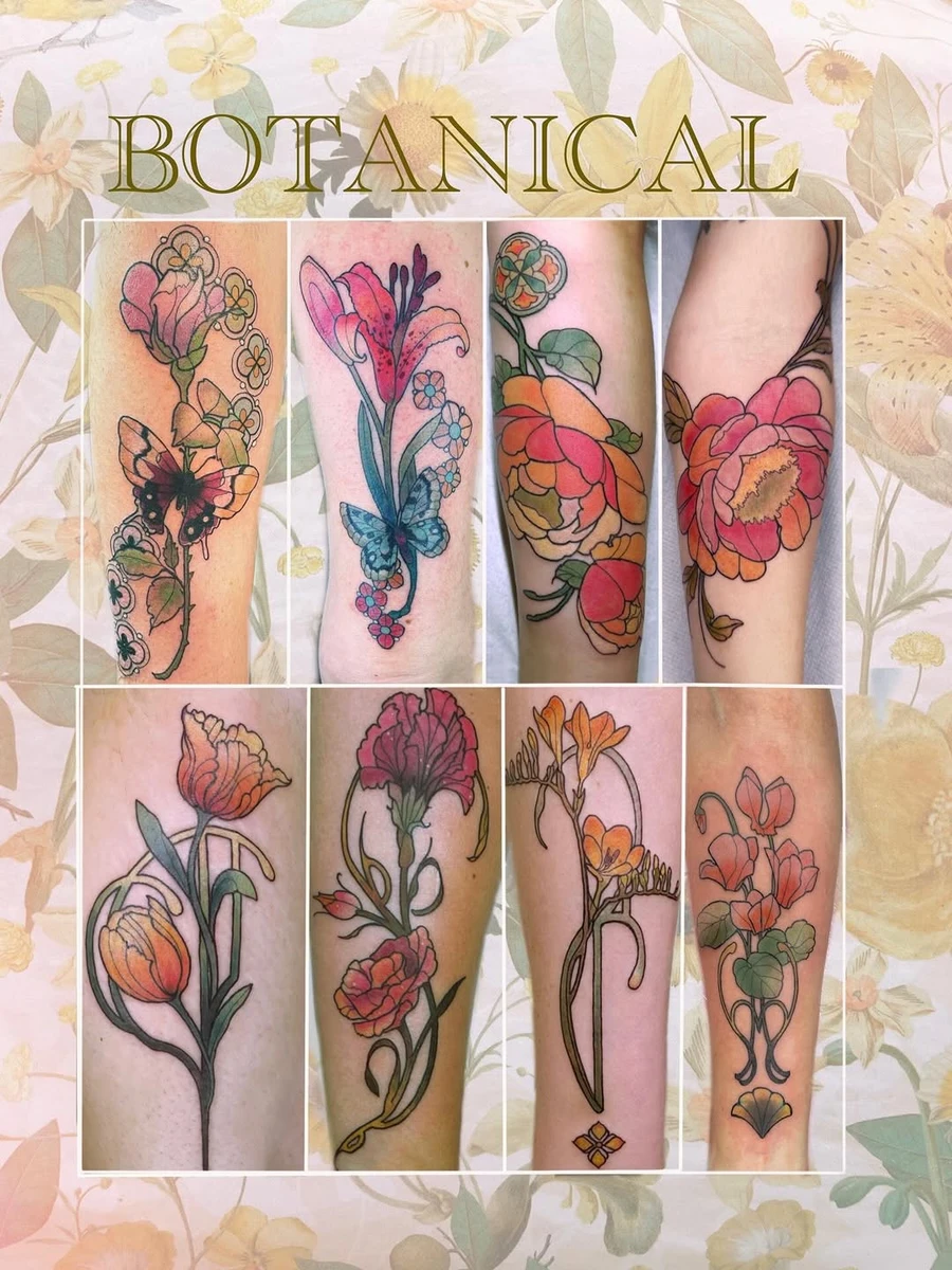 Travail de Herbal.Tattoo