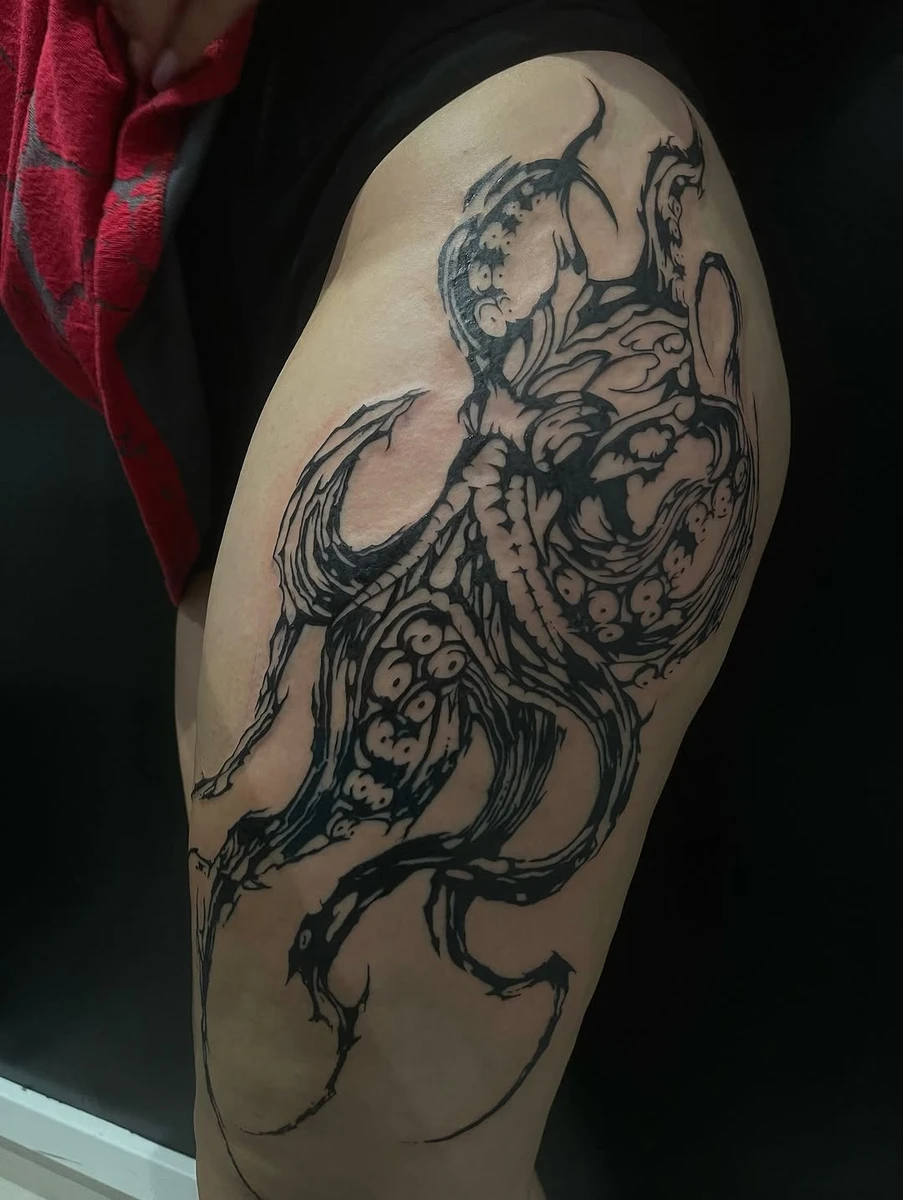Pieuvre — merci à ma cliente pour sa confiance, j'ai adoré faire ce projet.