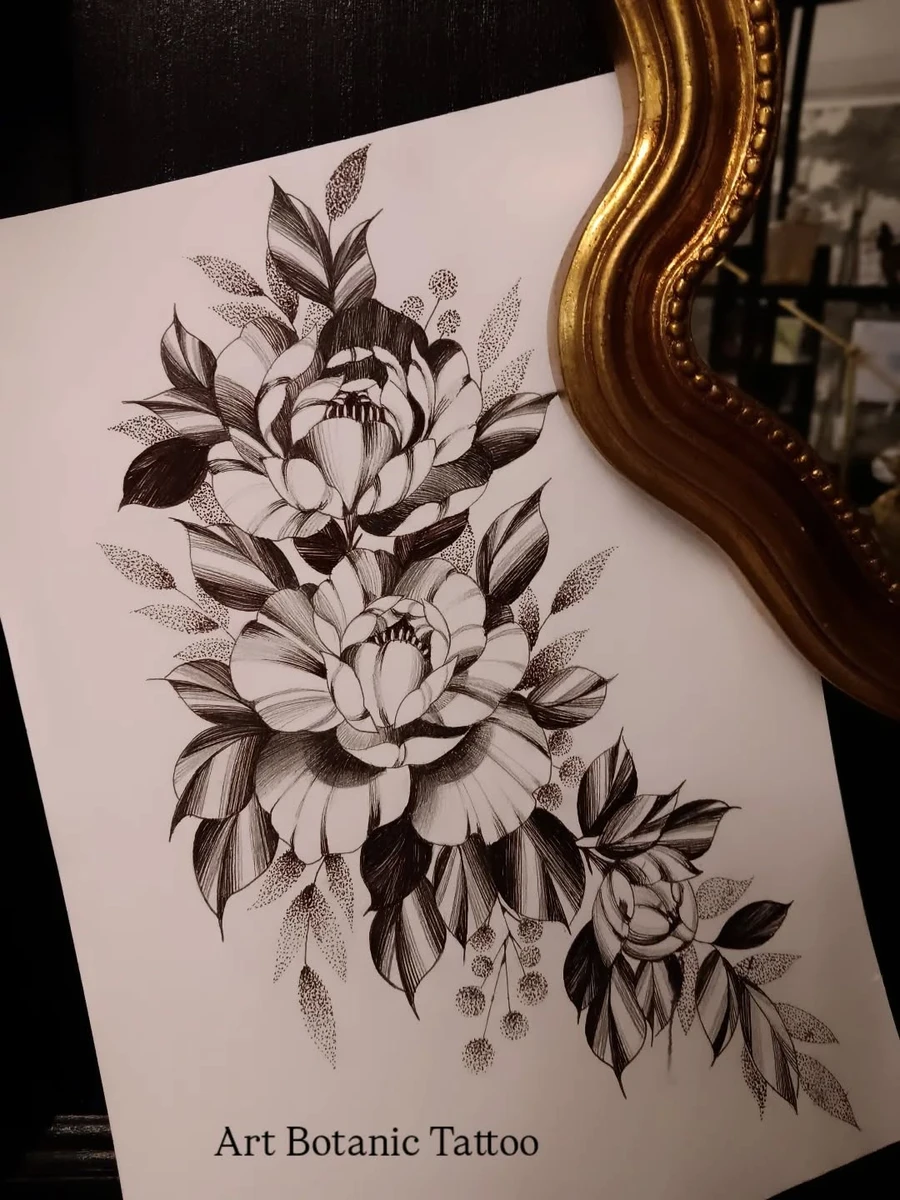 Travail de Art Botanic Tattoo