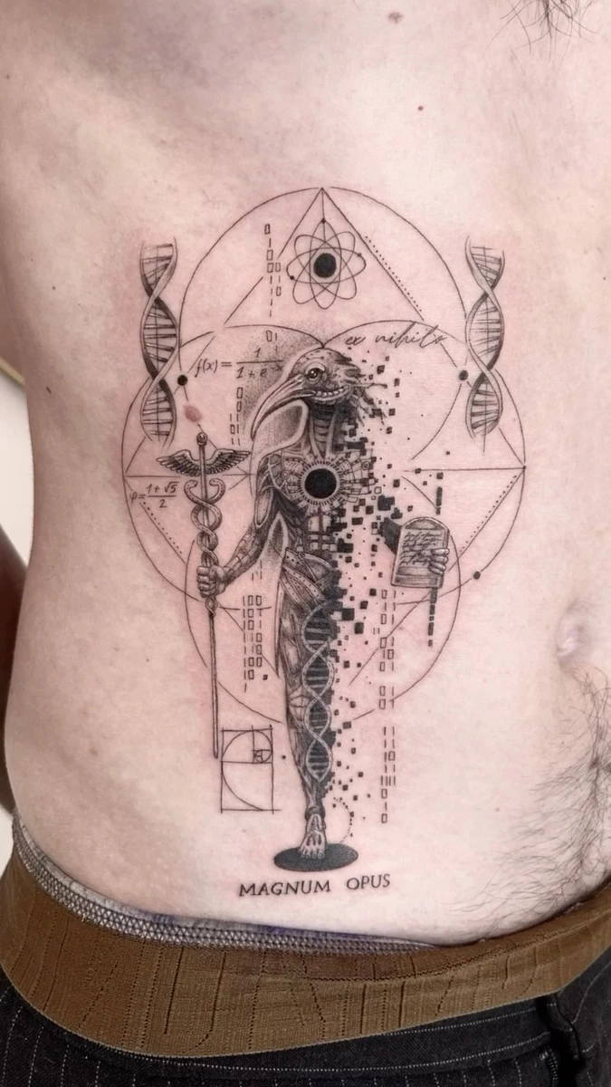 MAGNUM OPUS — science, alchimie et géométrie sacrée. Merci @arkady6298.