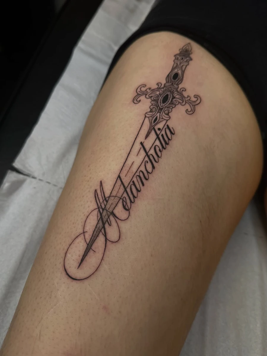 Travail de Pétale Tattoo Gems