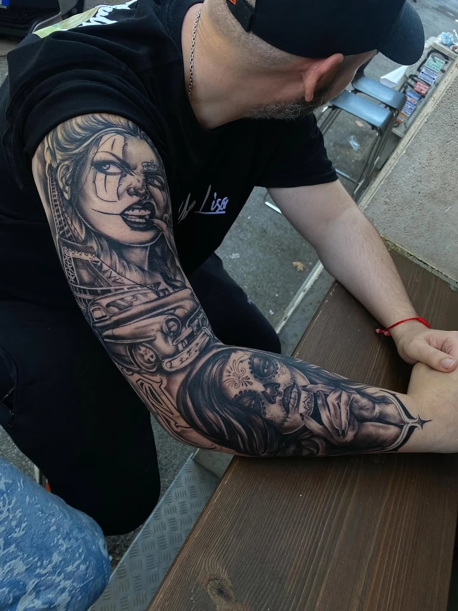 Merci Ben pour ta confiance 🙏 #blackandgreytattoo