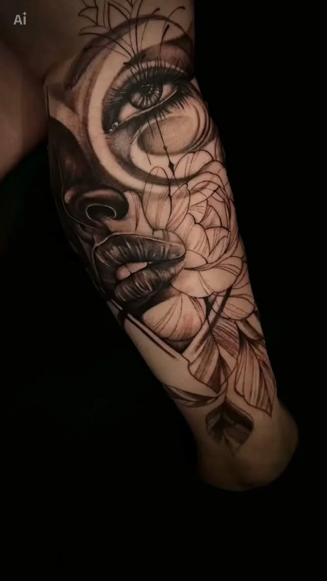 Petit cover, merci Perrine pour ta confiance 🙏 #blackandgreytattoo