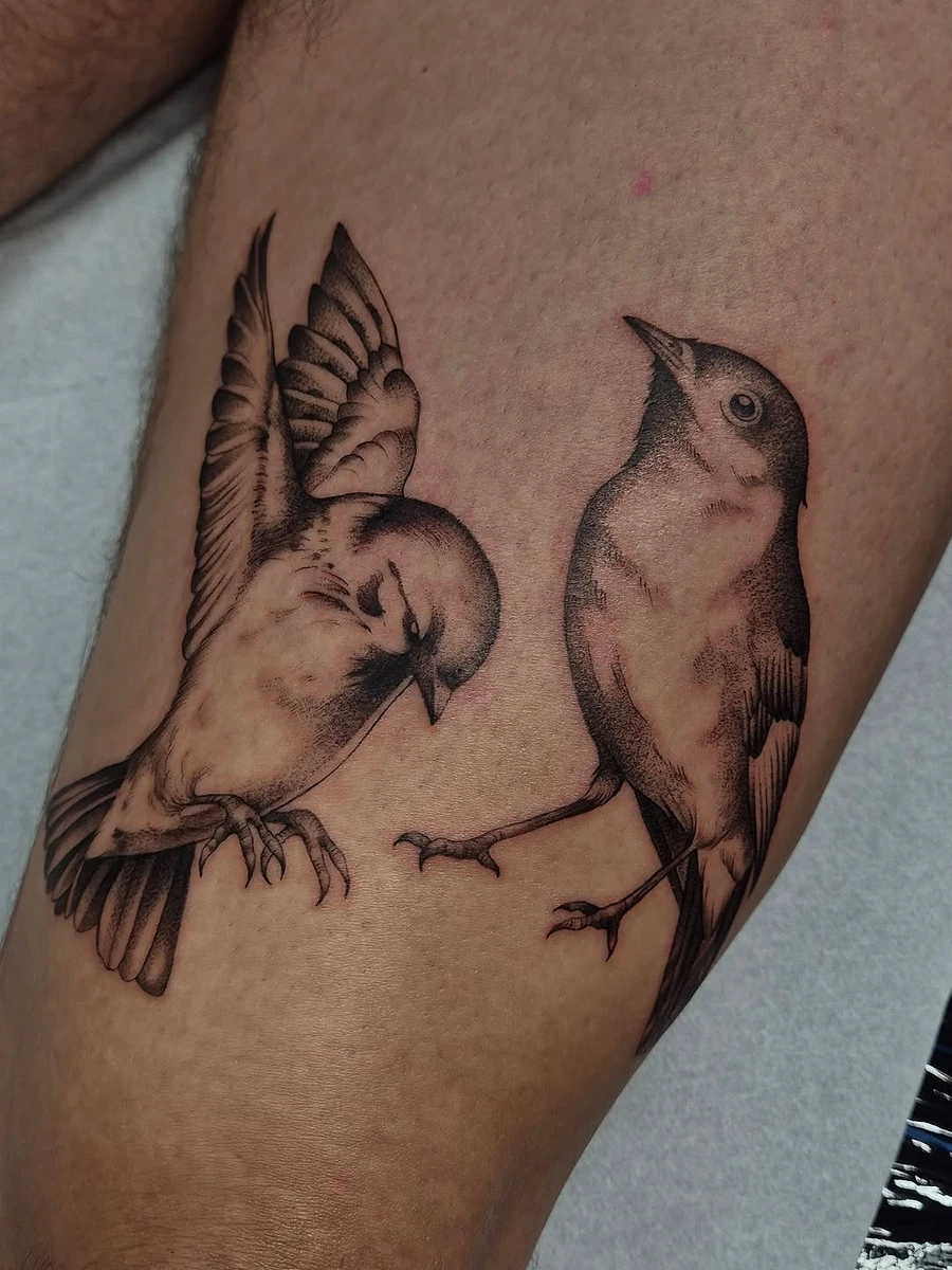 Travail de Chardon Doré Tattoo