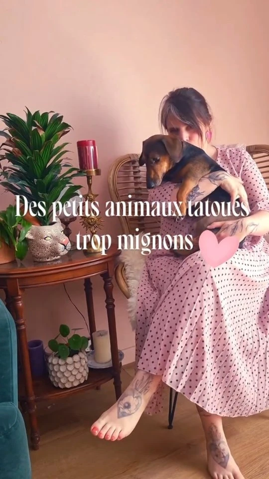 Plein de petits animaux que j'ai tatoués dernièrement 😍