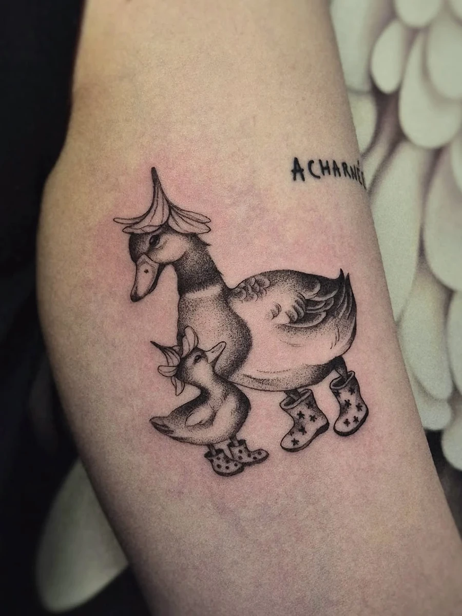 Travail de Chardon Doré Tattoo