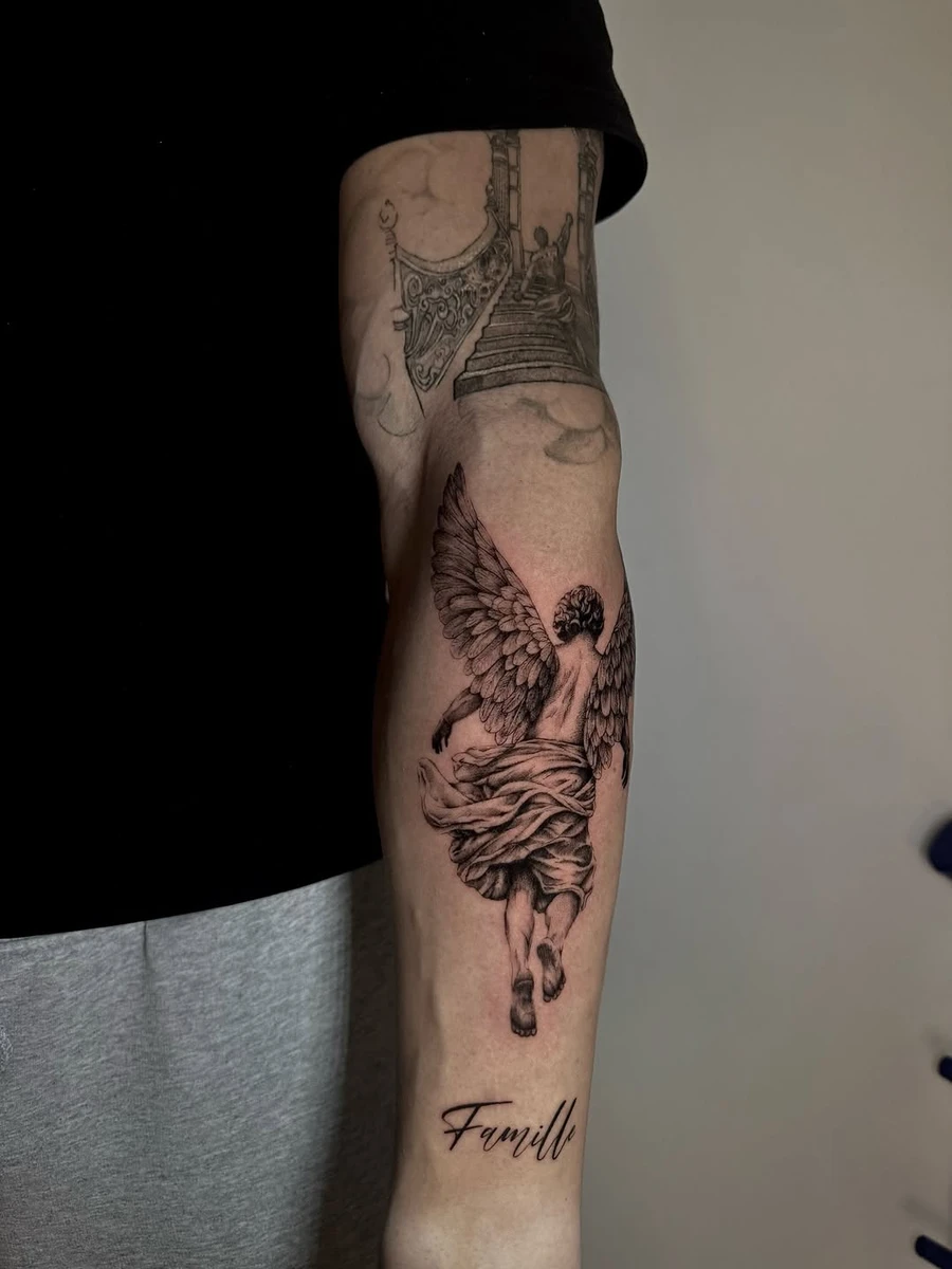 Ça faisait longtemps que je ne vous avais pas posté un tatouage ! J'espère que celui-ci va vous plaire.