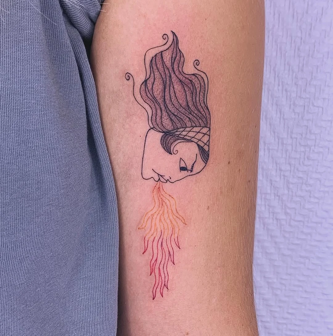 Travail de Amina Tattoo Toulouse