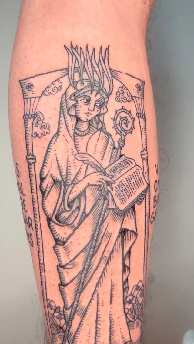 •••HILDEGARDE••• Hildegarde de Bingen pour Ethan — compositrice, illustratrice et poétesse. Fait chez @everyday.peopl