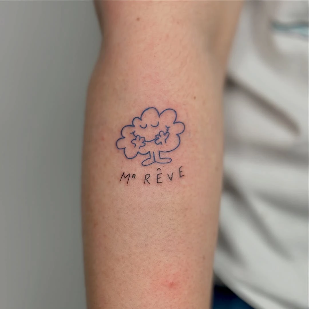 Monsieur Rêve (Mister Daydream), avec un peu de couleur.