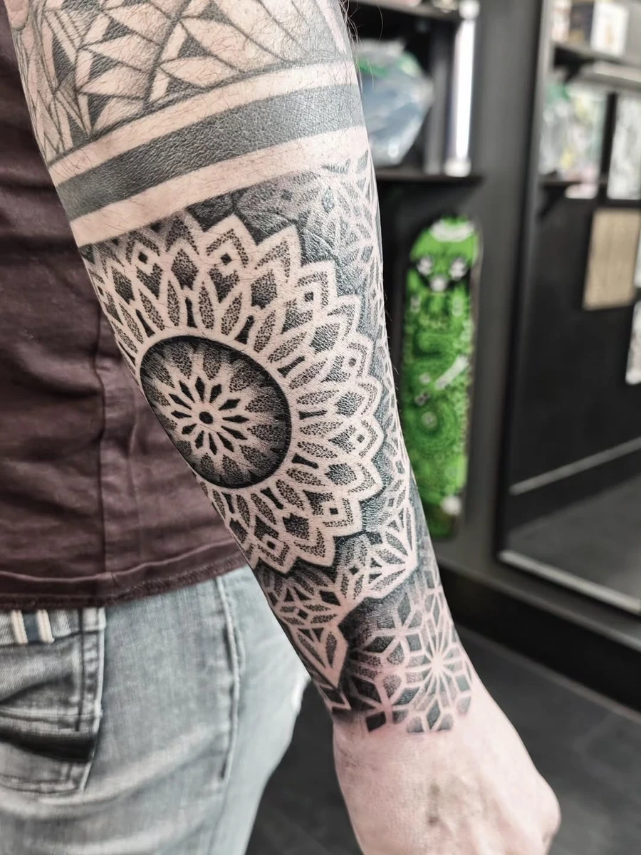 🩶 Patterns & mandala 🩶 projet géométrique.