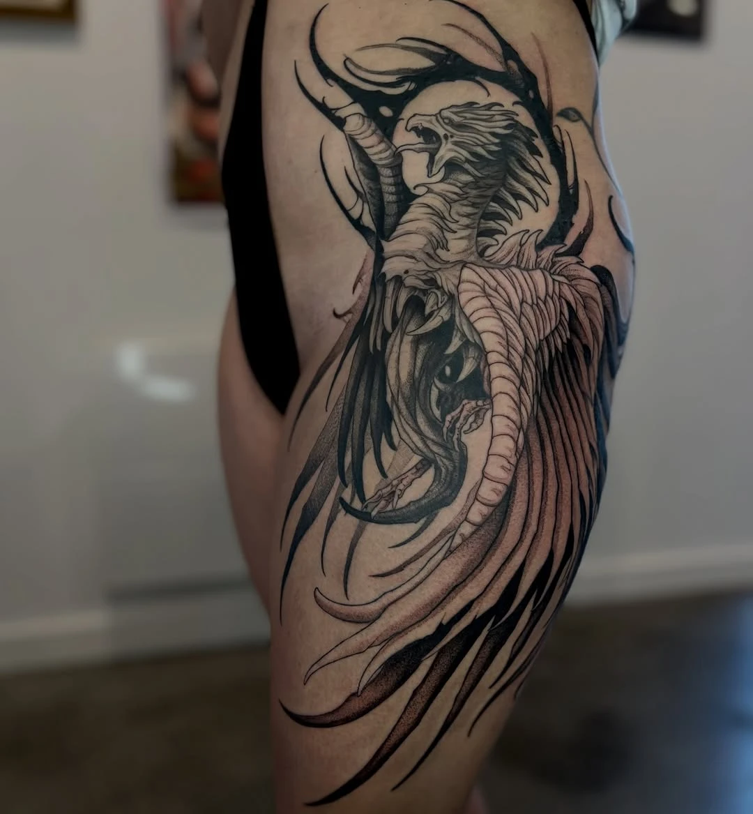 Et voilà le phœnix terminé ! Des sessions trop chouettes, un gros gg à ma cliente 🔥