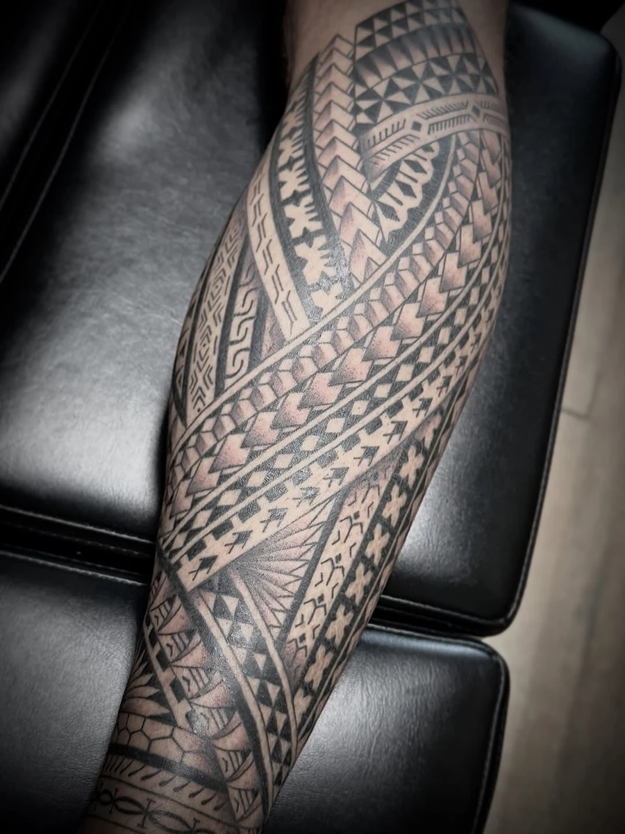 Freehand, inspirations samoanes et fidjiennes.