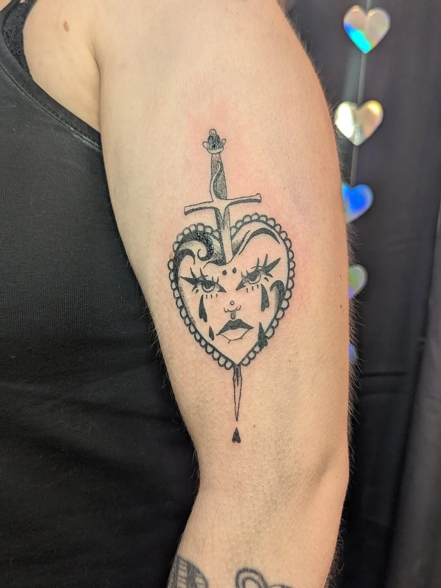 Travail de M d'Amour Tattoo