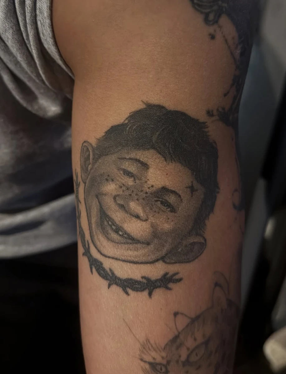 Healed, worked 2024 — Alfred E. Neuman, mascotte du magazine Mad 🤘