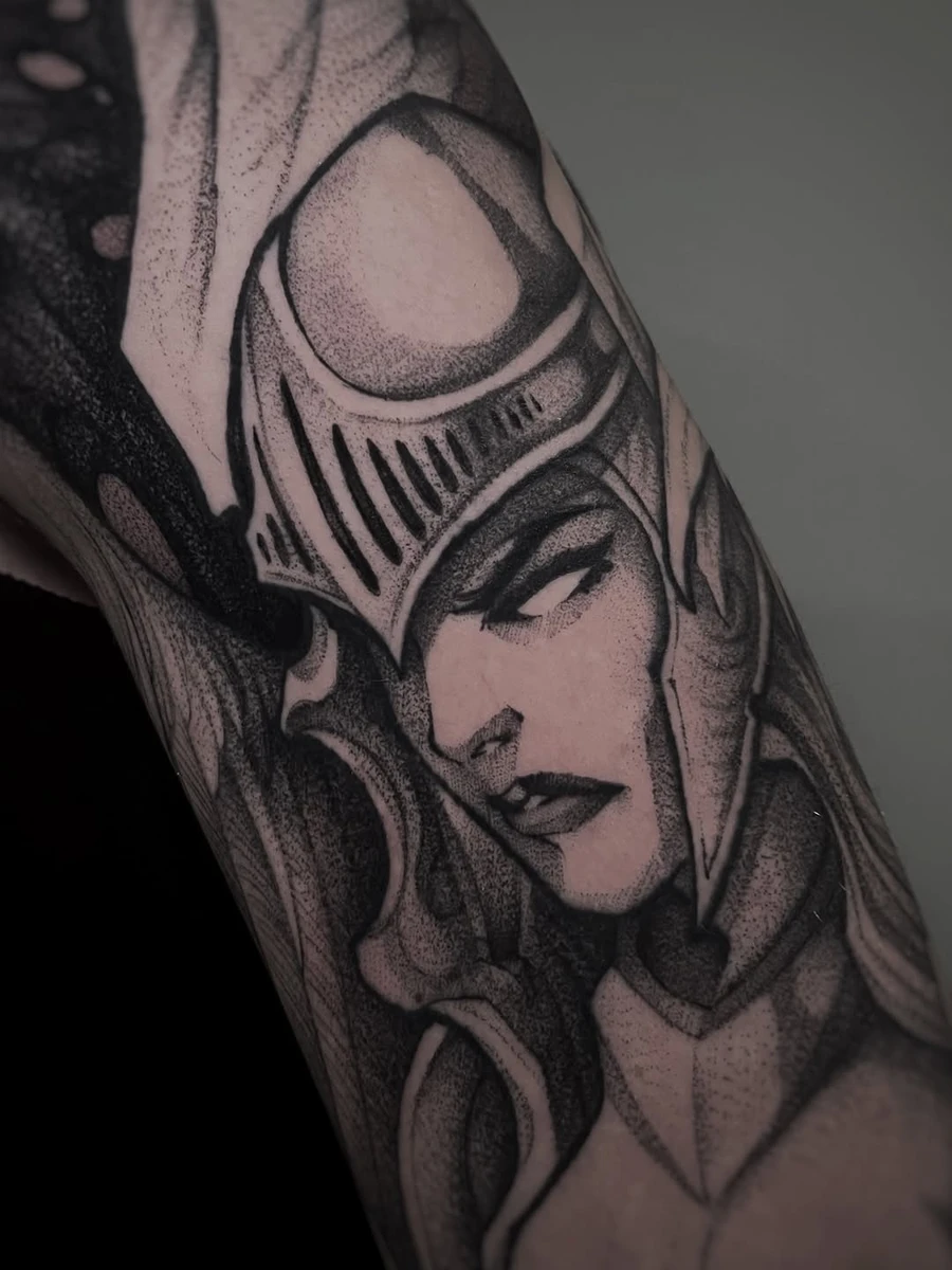 Travail de Max Kozak REIMS Tattoo