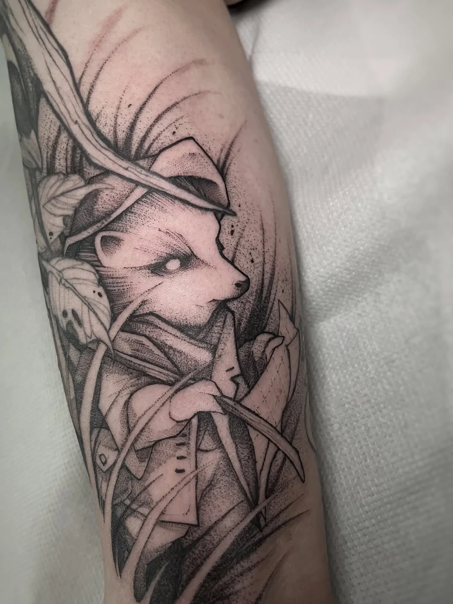 Travail de Max Kozak REIMS Tattoo