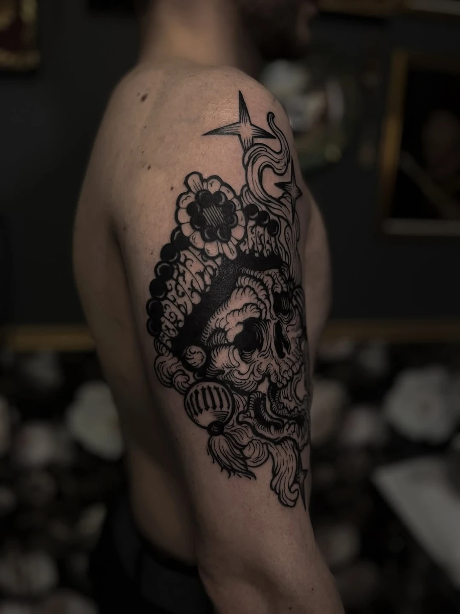 Tattoo de Maxence, merci pour avoir choisi ce flash!