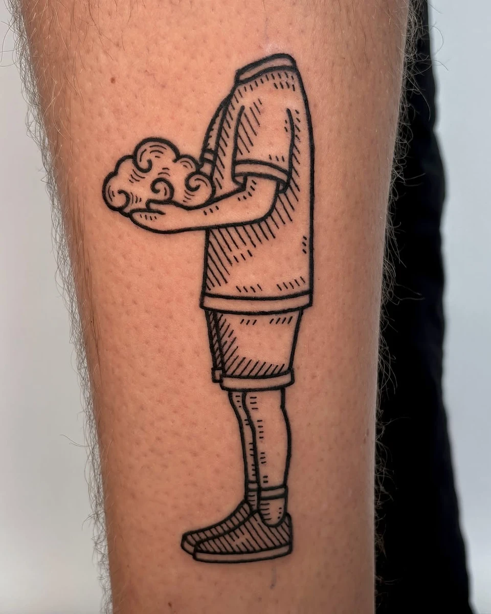 Travail de Tattoo Marvin
