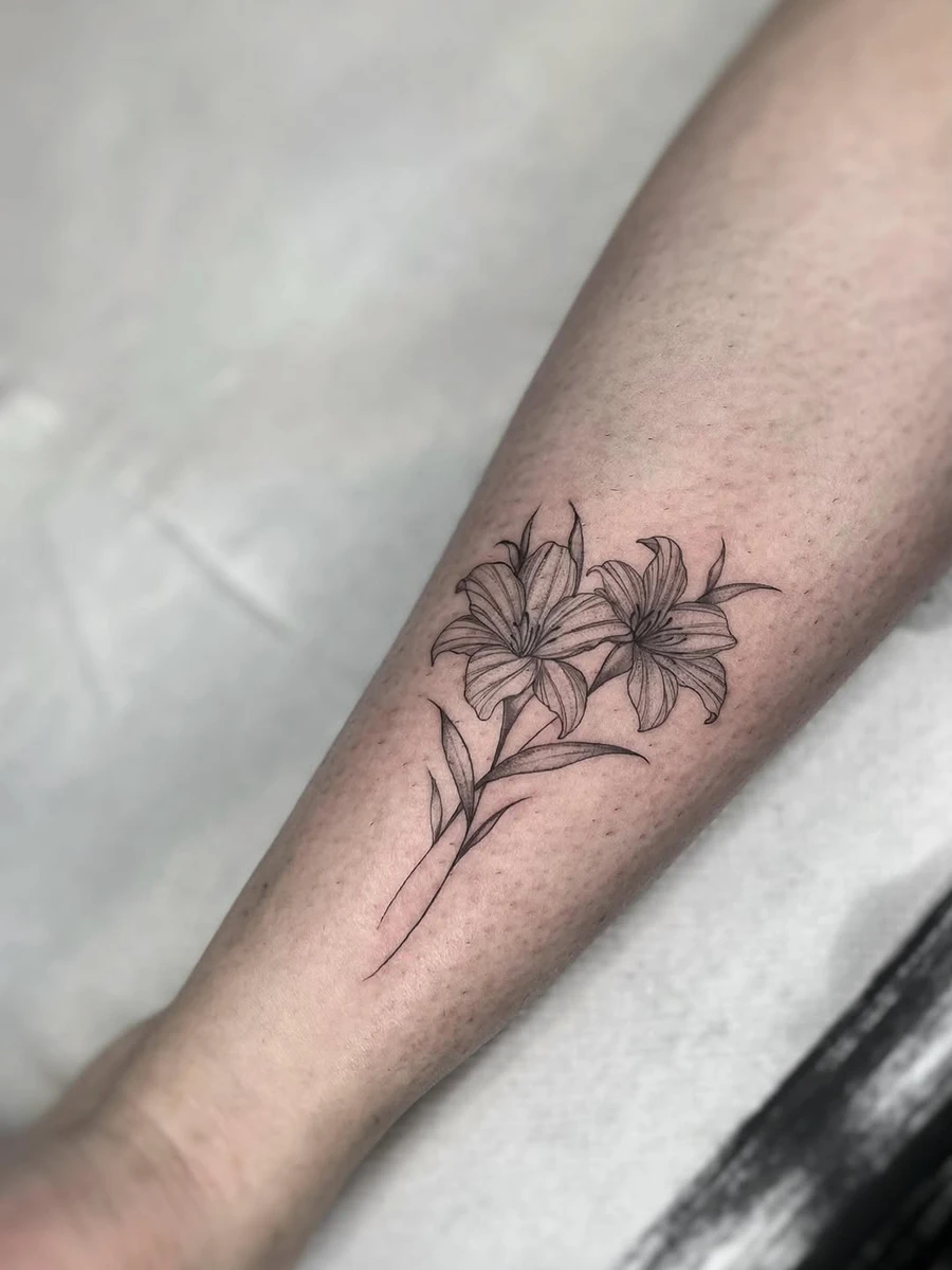 Planches de flashs avec petits bouquets réalisées à la convention de tatouage de Carcassonne.