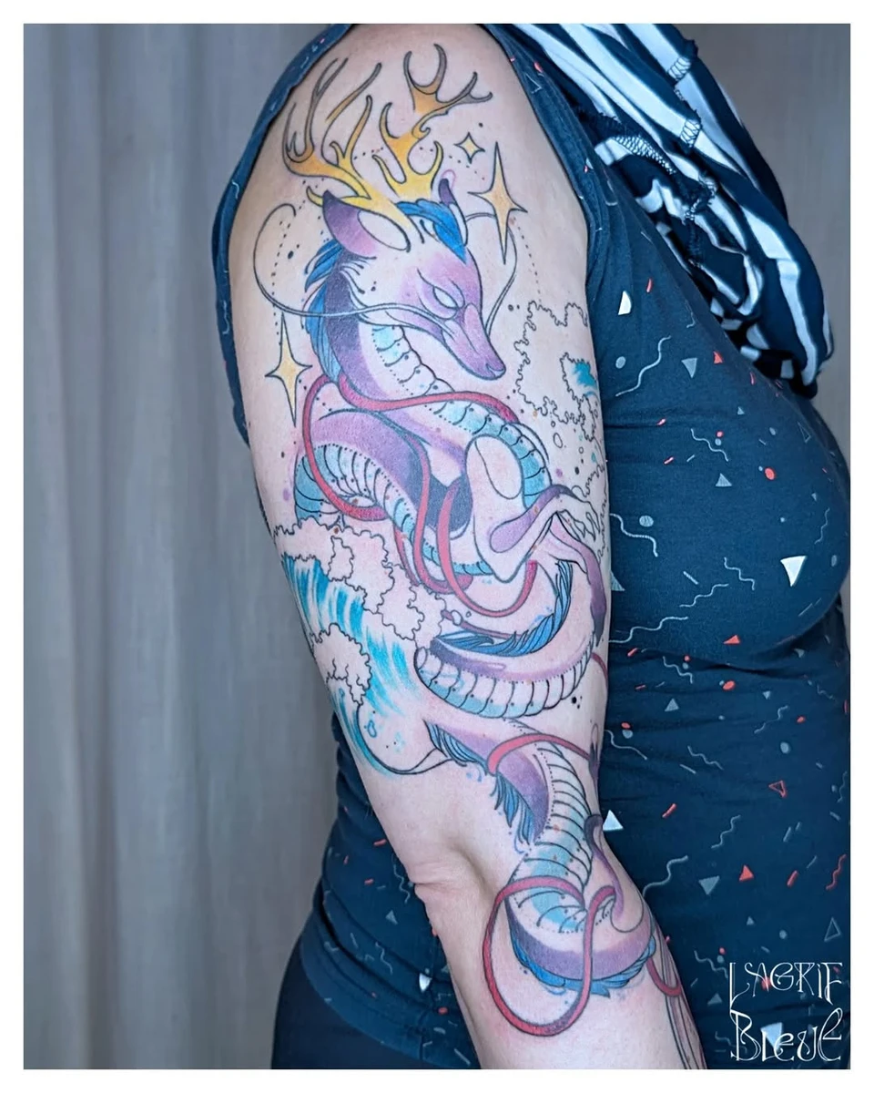Travail de Lagrif Bleue