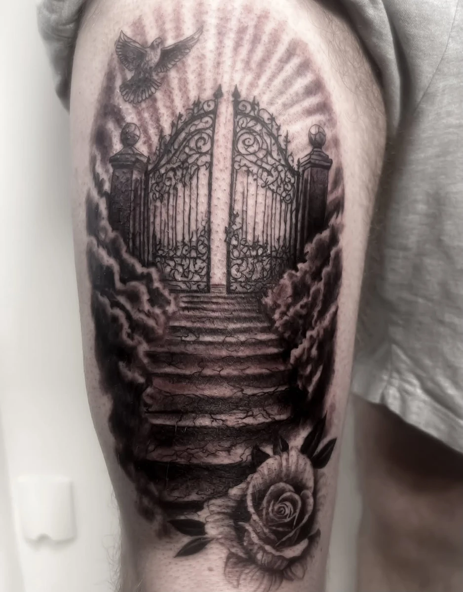 Tatouage réaliste par Ana Luna à Reims