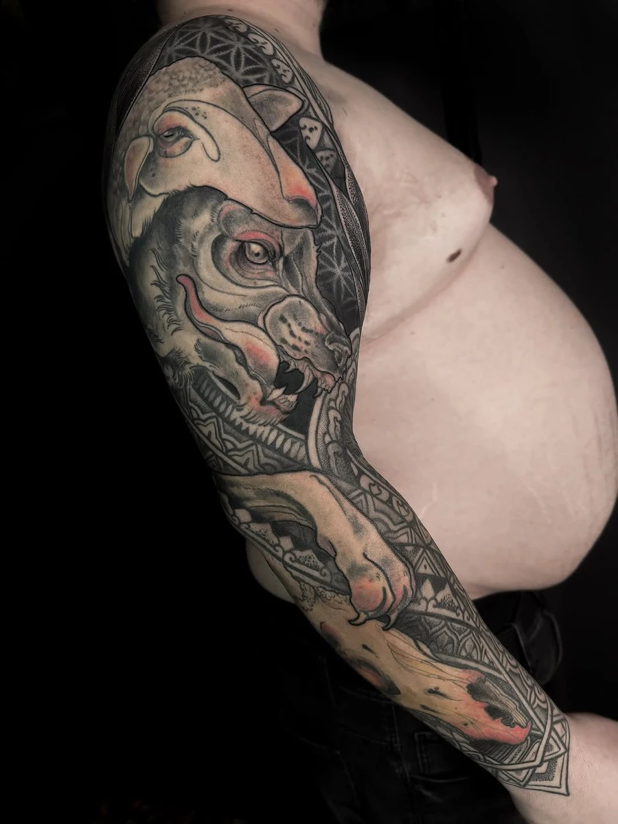 Travail de Ayrton Sickbird Tatouages
