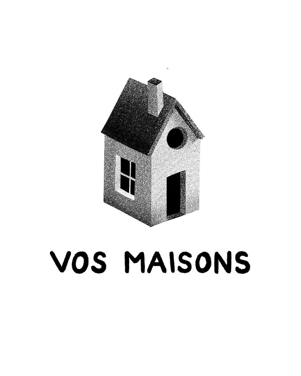 Projet autour de maisons et objets. Merci Théo pour ta confiance.