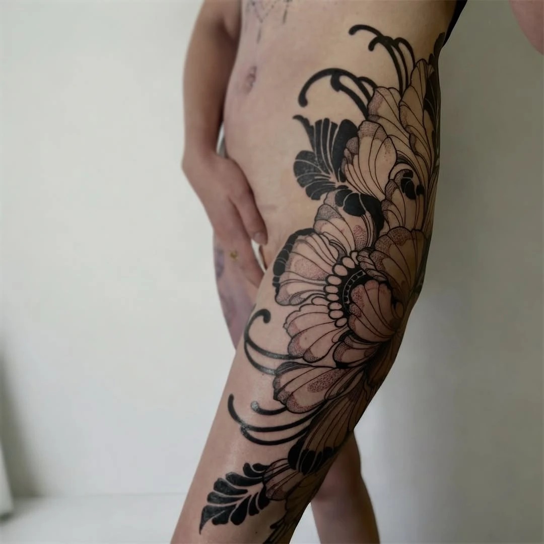 Projet floral en symétrie. Merci Stéphanie pour ta confiance.