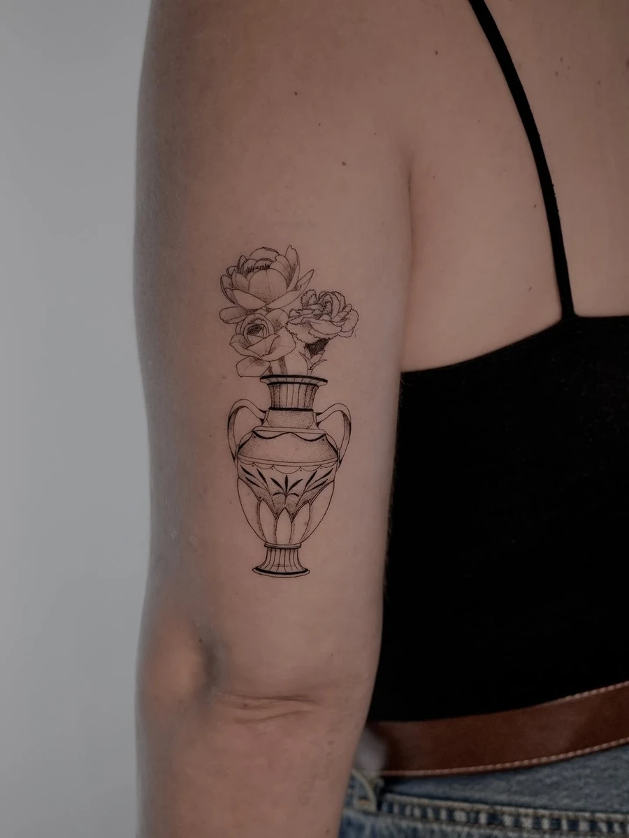 Vase pour Lucille. Réalisé au studio apt235.