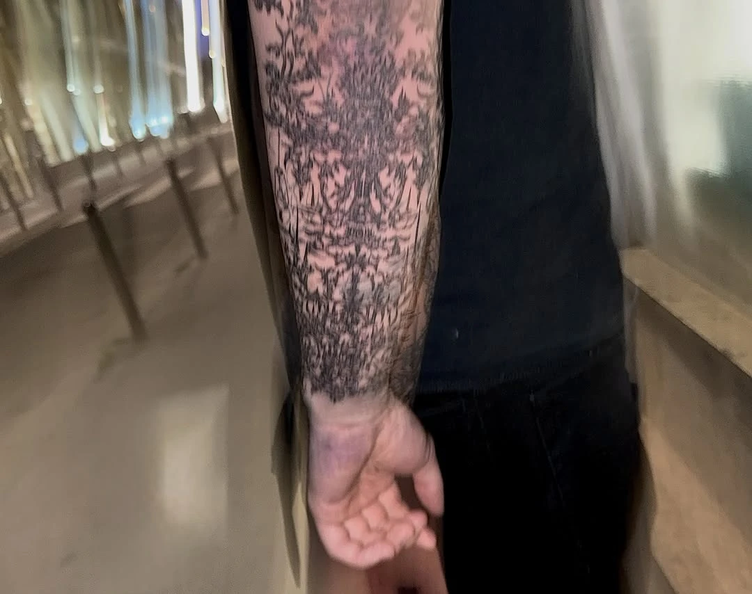 It's tattoo. Special art composition for blastover. Still in process, life style photo. Paris <3 . . . #yungmary #paristattoo #designer #darkartist #tatouagefrance