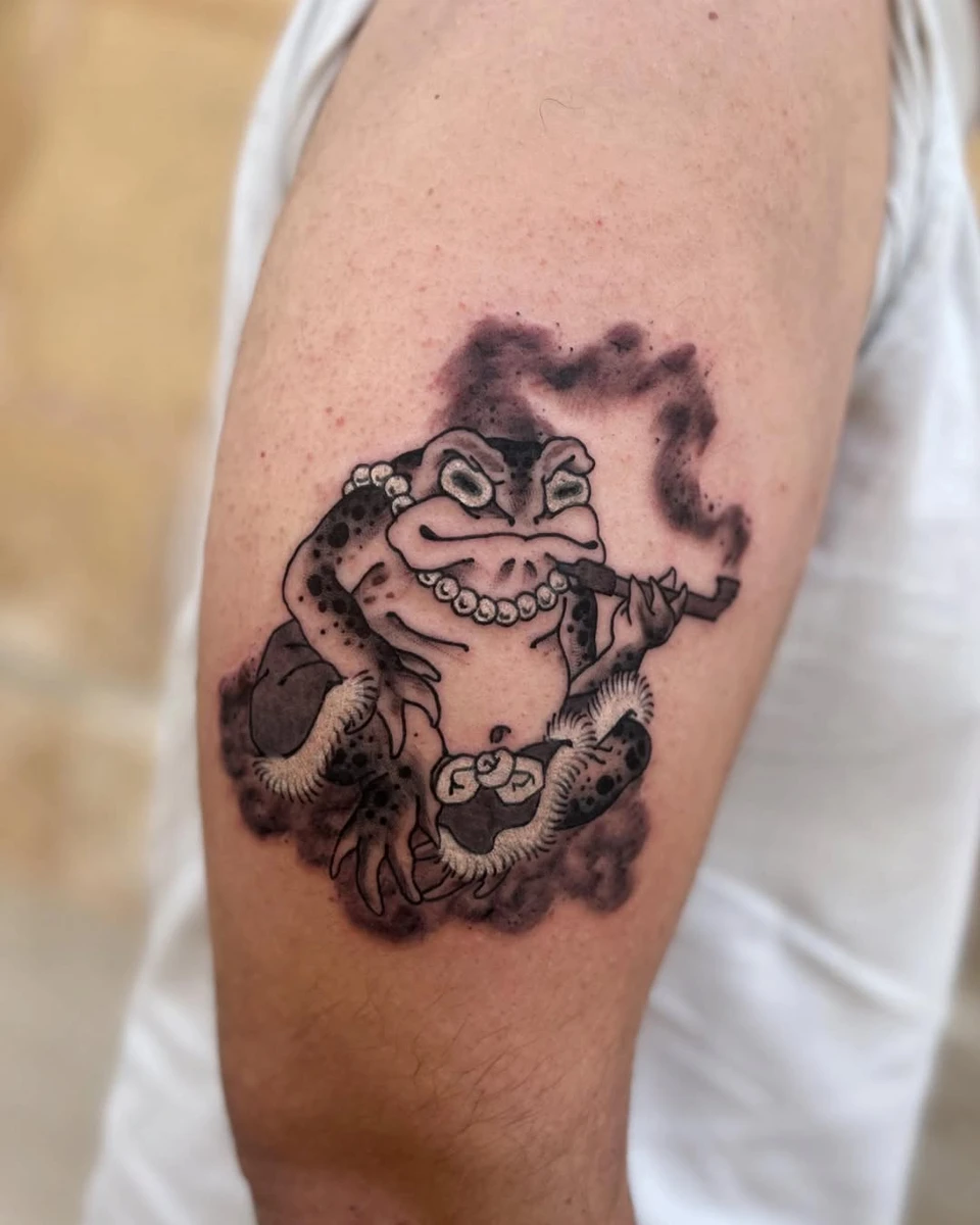 Le petit crapaud custom d'Hugo. Merci de m'avoir fait confiance.