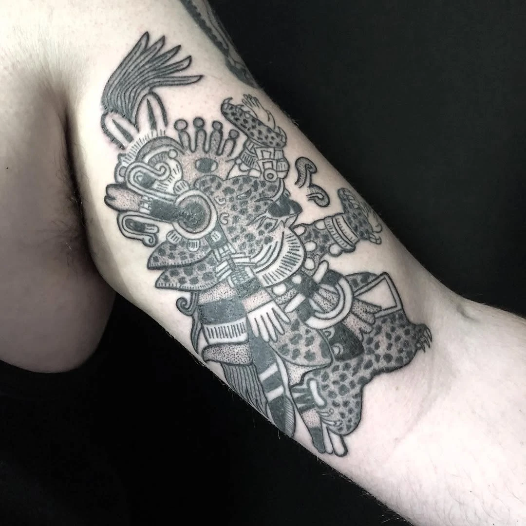 Tezcatlipoca… art aztèque/précolombien.