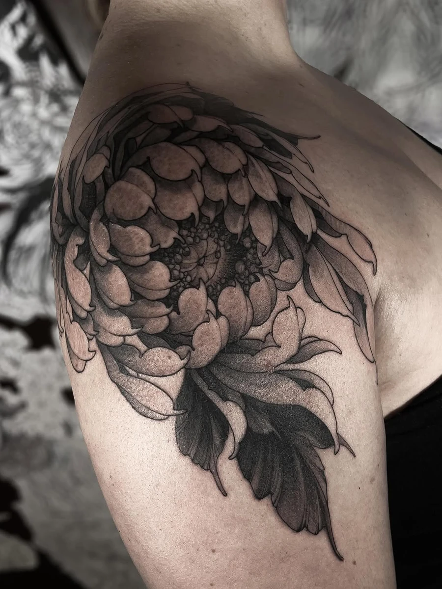 Gros merci Hermine pour ce projet, j'adore les chrysanthèmes ! C'est toujours un plaisir.