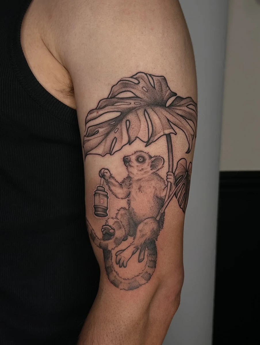 Dites bonjour à ce petit lémurien. Merci Simon, contente que t'aies survécu lol 💪