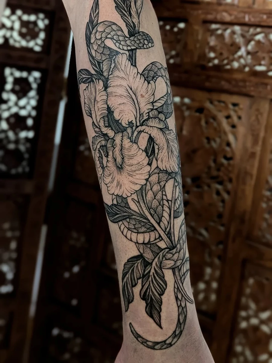 Portfolio de Jehanne Eller . Tatouage Illustration